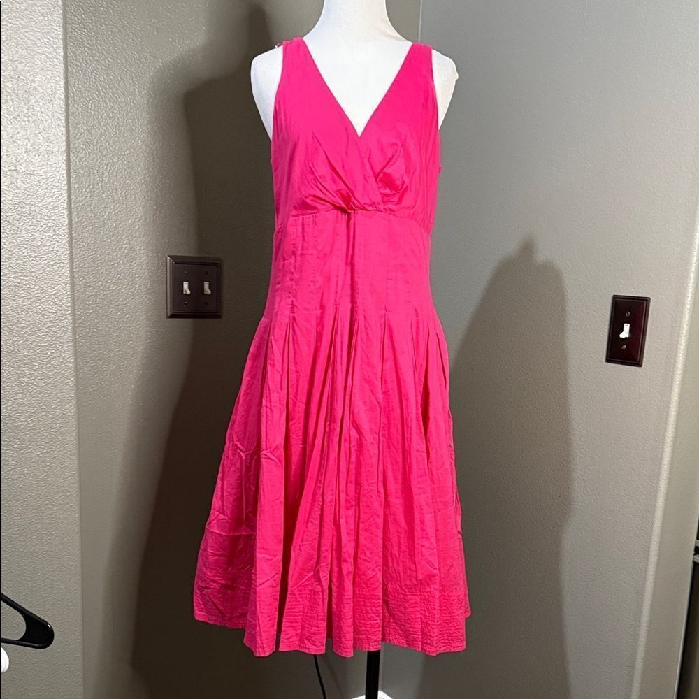 American Living Vibrant Pink Midi Dress